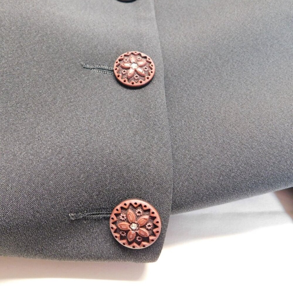 Korean Brand Sunshine 99 Women Blazer Jacket Pants Charcoal Gray NO SIZE TAGS - Picture 10 of 15